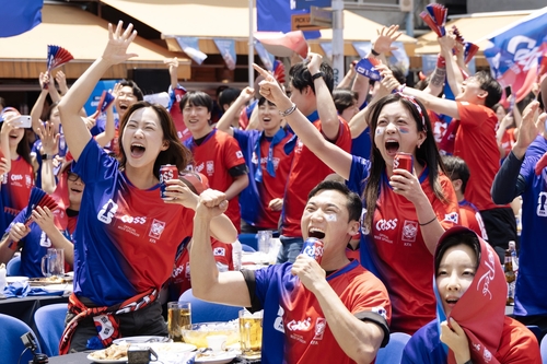 제일기획, 월드컵 체코전 응원 현장서 카스와 '와이드 컵' 캠페인